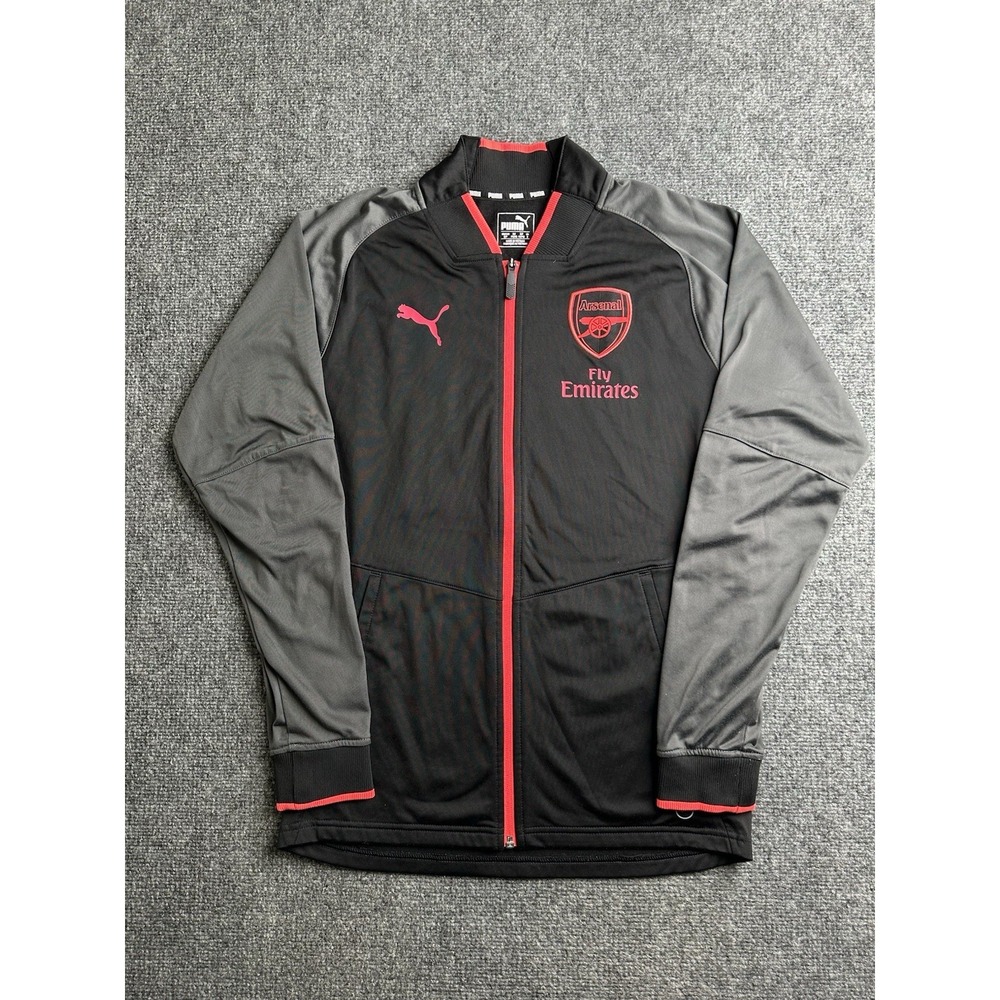 Mens Track Jacket Puma Arsenal FC 2017-18 Fly Emirates Full Zip, Size S